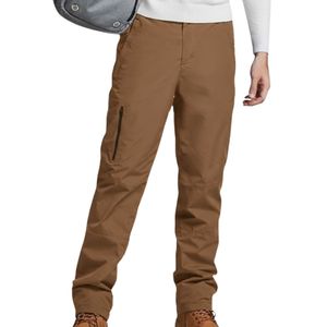 Pantalones de Senderismo Resistentes al Agua para Hombre, Color Bronceado, para Invierno, al Aire Libre, Ripstop, Tácticos, Tipo Cargo, con Múltiples Bolsillos y Cremallera - Product Image 3
