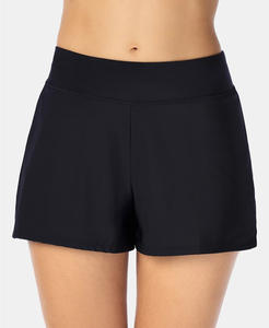 Women's Fitness Sports Yoga Shorts <b>Tummy</b> <b>Control</b> Mid Waist Breathable Eco-Friendly Quick Dry Light Wash Cycling Shorts - Product Image 5