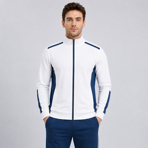 <b>Men</b> Full Zip Yoga Training <b>Jacket</b> Workout Base Layer <b>Track</b> <b>Jacket</b> <b>Men</b> Gym Fitness Slim <b>Jacket</b> Yoga Exercise Tight <b>Jacket</b> <b>Men's</b> - Product Image 1