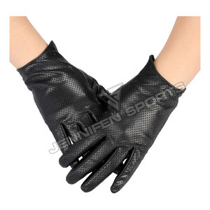 Gants de moto à écran tactile personnalisés, 100% cuir perforé pour les sports d'hiver, gants de course moto imperméables en cuir - Product Image 3
