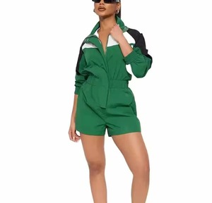 Conjunto de 2 Piezas para Mujer, Estilo Casual para Todas las Temporadas, Sudadera con Capucha de Corte Regular, Diseño Sólido, Pantalones Cortos, 100% Algodón Felpa, Transpirable - Product Image 2
