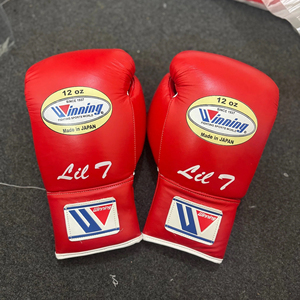 Conjuntos de Boxeo Personalizados Rojos de Cuero Genuino de Vaca, Kits de Sparring Winning, Equipo Personalizado, Set de Cuero para Protección Íntima - Product Image 6
