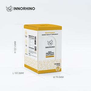 Custom Printed Folding Carton Gravity Feeder Display Box with Hollow <b>Window</b> Paper Sleeve for Supplement Sachets Packaging - Product Image 3