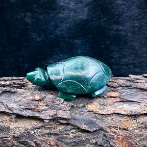 Natural Green Jade Tortoise Carving Jade Turtle Healing Crystal For Reiki Feng Shui Energy Decor Wholesale - Product Image 2