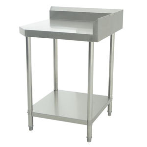 Prezzo di <span class=keywords><strong>fabbrica</strong></span> tavolo <span class=keywords><strong>da</strong></span> lavoro <span class=keywords><strong>cucina</strong></span> commerciale servizio cibo in acciaio inox doppio strato tavolo <span class=keywords><strong>da</strong></span> lavoro all'aperto Barbecue tavolo - Product Image 5