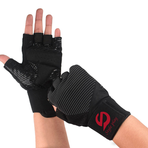 Gants de musculation en néoprène à demi-doigts avec logo personnalisé pour adultes, gants de musculation personnalisés pour la salle de sport - Product Image 2