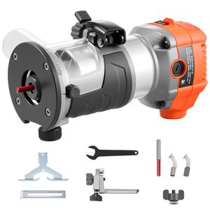 Fresadora de Mano de 1 HP y 710W con Velocidad Variable y Arranque Suave para Trabajos en Madera - Product Image 1