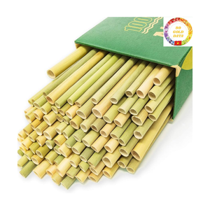 Wholesale Biodegradable Grass <b>Straws</b> | Natural Material Eco Friendly | Disposable | <b>For</b> Cold <b>Drinks</b> Beach Bar - Product Image 1
