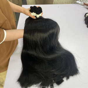 VQ Hair Virgin Bulk 100% Fabricants de cheveux humains vietnamiens Vente en gros Extensions de cheveux humains droits noirs naturels à des prix - Product Image 6