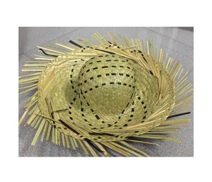 หมวกคาวบอยฟางเม็กซิกันใช้ได้ทั้งชายและหญิงหมวกทอมือและมีสีสันปรับแต่งโลโก้ได้พิมพ์ลาย - Product Image 1