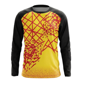 Maillot de gardien de but pour hommes, maillot d'entraînement rembourré à manches longues pour adultes - Product Image 1