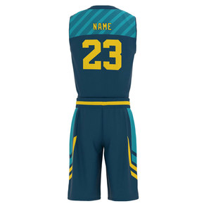 Uniforme de Baloncesto de Equipo de Última Tendencia con Diseño Personalizado, Uniformes de Baloncesto de Buena Calidad, de Secado Rápido y Transpirables - Product Image 3