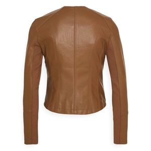Chaqueta de Cuero Genuino para Mujer, Hecha a Medida, Transpirable, para Invierno, Resistente al Viento, con Diseño Moderno - Product Image 6