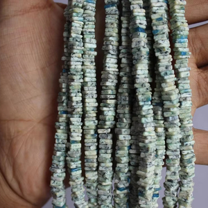 Cuentas Cuadradas de Jaspe K2, Cuentas Sueltas de Piedras Preciosas Naturales para la Elaboración de Joyería, Hilo de 15 Pulgadas, Venta al por Mayor - Product Image 1