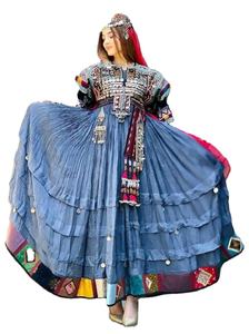 Nouveautés tribal à la mode afghan Kuchi robe dames manches longues guldoze tenue de soirée Maxi Afghani Kuchi robes élégantes - Product Image 3