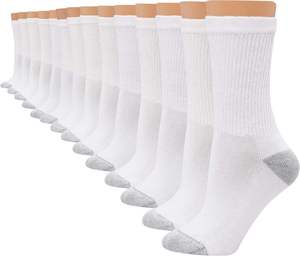 <b>Men</b> Winter Spandex/Polyester Crew <b>Socks</b> Quick Dry Breathable Cute Everyday Wear Standard Solid Color - Product Image 5