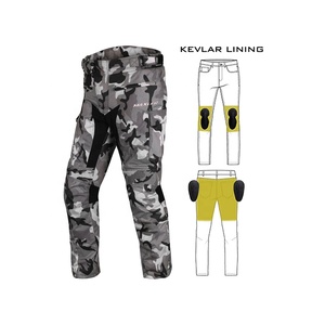Pantalon de moto en textile conçu pour les pilotes professionnels avec intégration de protections CE niveau 1 - Product Image 1