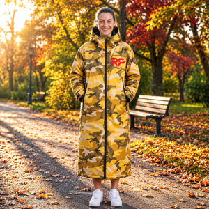 Robe de bain surdimensionnée de haute qualité personnalisée, imperméable, pour hommes et femmes, parka de natation, vestes de bain - Product Image 2