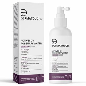 สเปรย์บำรุงเส้นผม DERMATOUCH โรสแมรี่ สำหรับการเจริญเติบโตของเส้นผม - 1.69 ออนซ์ (50 มล.) |   การควบคุมผมร่วงและการงอกใหม่ของเส้นผม |   ผู้ชายและผู้หญิง - Product Image 1