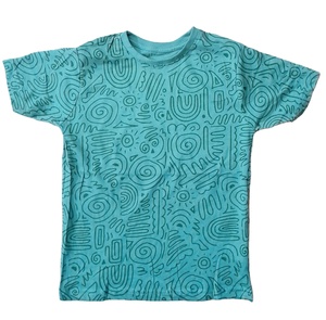 เสื้อยืดเด็กผู้ชายแขนสั้นผ้าฝ้ายพิมพ์ลายการ์ตูนนุ่มสบายๆ - Product Image 2