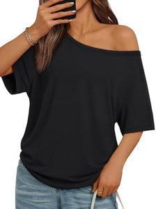 Trend Driven Casual Summer Solid <b>One</b> Shoulder Velvet Cotton Eco-Friendly Loose Fit Tee Feather Decoration Modern Fashion <b>Top</b> for - Product Image 2