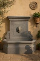 Fontaine d'extérieur en marbre blanc sculpté à la main, moderne, écologique, durable, résistante au feu et à l'eau, HAYAT