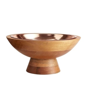 Handmade Polished Gold <b>Metal</b> <b>Bowl</b> Modern Design For Decor And Tableware Use Fruits <b>Bowl</b> - Product Image 5