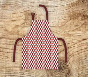 Modern Printed Hexagon Pattern 100% Cotton Anti- Sustainable Washable <b>Apron</b> for <b>Kitchen</b> & Restaurant Use - Product Image 4