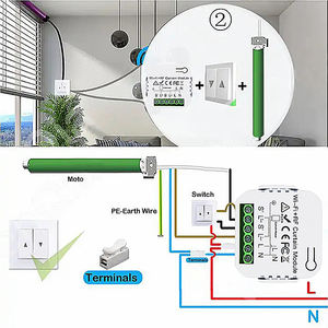 Módulo de Interruptor de Cortina RF WiFi Mini Universal de 315/433MHz, Control Remoto Inalámbrico para <span class=keywords><strong>Hogar</strong></span> Inteligente - Product Image 3