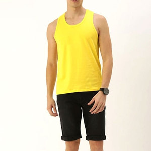 New Fashion <b>Men</b> Tank Top Custom Logo Ribbed Gym Heavyweight Cotton Muscle Sleeveless Running Stringer Sports Tank Top For <b>Men</b> - Product Image 5