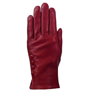 Gants de toilette en cuir de mouton de luxe, doux et confortables, chauds pour l'hiver, pour le cyclisme, le ski, compatibles écran tactile, écologiques, style classique et formel - Product Image 5