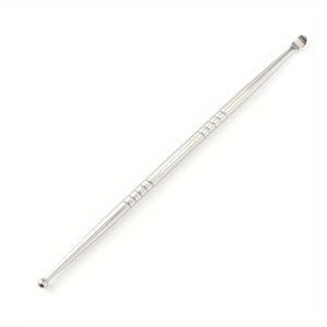 Nettoyeur de pierres amygdaliennes réutilisable en acier inoxydable 17 cm – Outil professionnel d'hygiène buccale double face pour usage chirurgical - Product Image 2