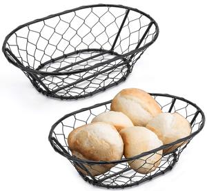 Panier à pain ovale en métal, panier de levage pour boulanger professionnels et amateurs, panier de fermentation de la pâte, pour cuisine et boulangerie - Product Image 4