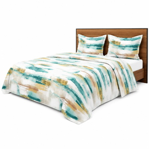 OS Wholesale Luxury Floral Printed Reversible AC <b>Comforter</b> <b>Set</b> – Soft Microfiber All Season Bedding <b>Set</b> with Pillow Covers - Product Image 3