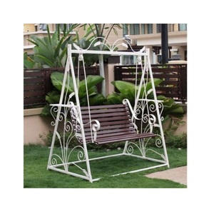 Columpio de Metal de Lujo para Porche, Jardín, Patio y Decoración Exterior Elegante del Hogar - Product Image 5