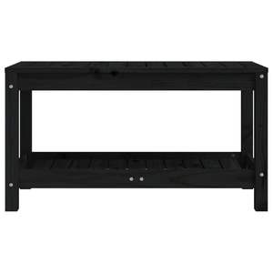 ม้านั่งไม้สนสีดำสนิท สำหรับสวน รับน้ำหนักได้ปานกลาง ทนทาน เหมาะสำหรับใช้ในลานบ้าน - Product Image 4