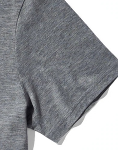 เสื้อยืดผู้ชาย GYM Active ผ้าโพลีเอสเตอร์ผสมคอตตอนแบบเรียบ  รักษ์โลก  รับสกรีนโลโก้  ไซส์ใหญ่พิเศษ - Product Image 6