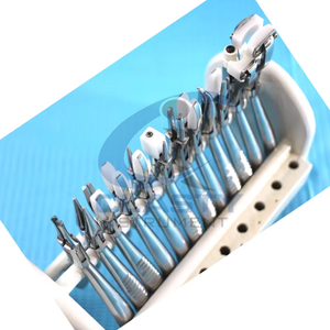 CLASTY INSTRUMENTS Ensemble de forceps d'extraction dentaire vétérinaire 13 pièces en acier inoxydable, instruments chirurgicaux manuels certifiés CE - Product Image 4
