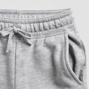Pantalones Deportivos Grises para Hombre, con Cordón Elástico, Casuales, Transpirables, de Peso Medio, Tejido de Punto, 100% Algodón, Teñido Liso, de Secado Rápido, con Bolsillos - Product Image 3