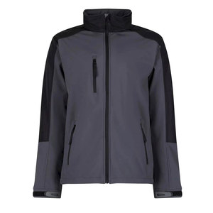 Veste polaire pour homme coupe-vent à col montant avec fermeture éclair, décontractée pour l'extérieur, automne, coupe régulière, en polyester, couleur unie - Product Image 1