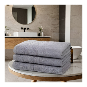Serviette de bain en coton de luxe, très absorbante, douce et durable, pour hôtels, centres de villégiature et usage domestique quotidien - Product Image 5