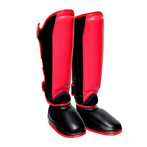 OEM LEMBRO INDUSTRY - Espinilleras Profesionales de Cuero Ligero para Adultos, Personalizadas, para Entrenamiento de Kick Boxing, Fútbol y Soccer - Product Image 3