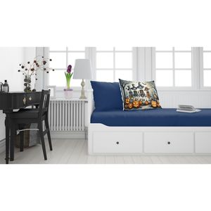 Calacas Skeletons Spooky Halloween ilustraciones decorativas funda de almohada estándar ligera súper suave fundas de cojines de fácil cuidado - Product Image 2