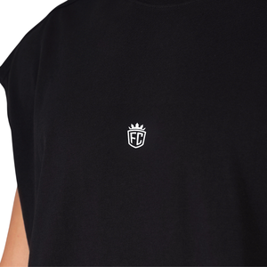 Débardeur noir sans manches pour homme, coupe oversize, pour la gym, l'entraînement, le fitness, le streetwear, OEM en gros - Product Image 5