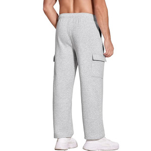 Pantalones Deportivos Casuales de Verano para Hombre, Corte Recto Regular, Estilo Vintage, Cintura Ajustable, 100% Algodón, Ecológicos, Antiarrugas, de Secado Rápido - Product Image 2