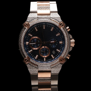 Personalizado único 925 reloj de plata esterlina Moissanite diamante caso Hip Hop estilo de lujo personalizado especial persona regalo reloj - Product Image 5