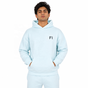 Ensemble de survêtement unisexe respirant en molleton épais avec strass, doux et brossé, pour l'automne, avec logo personnalisé, vente en gros de sweats à capuche - Product Image 1