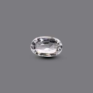 Loose Cubic Zirconia Gemstone 4.75 Carat-White 4x6mm for Fine Jewelry - Product Image 2