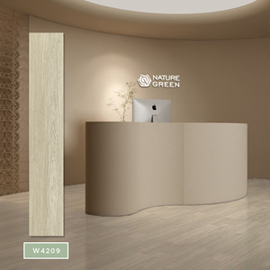 Vente directe d'usine, revêtement de sol en vinyle SPC de luxe de couleur marron à l'aspect bois pour la décoration intérieure d'hôtel, 1220*182 mm à bas prix - Product Image 5