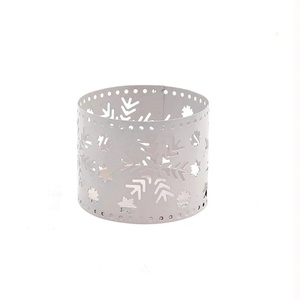 Black Powder Coated Metal Christmas <b>Tree</b> & Star Cutout Candle Holder Festive Tea <b>Light</b> Sleeve For Holiday Decor & Winter Gifting - Product Image 4